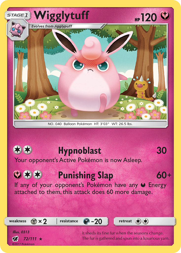 Wigglytuff (72/111) [Sun & Moon: Crimson Invasion] | Gear Gaming Bentonville