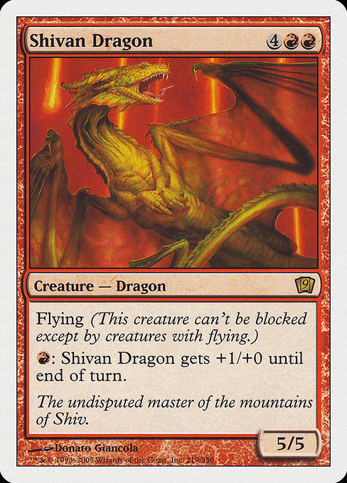 Shivan Dragon [9th Edition] | Gear Gaming Bentonville