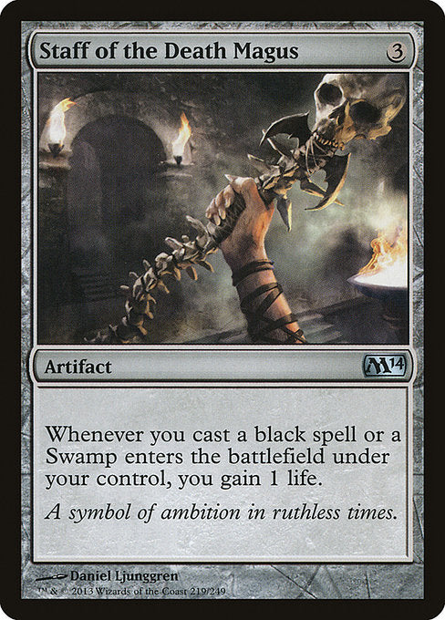 Staff of the Death Magus [Magic 2014 (M14)] | Gear Gaming Bentonville