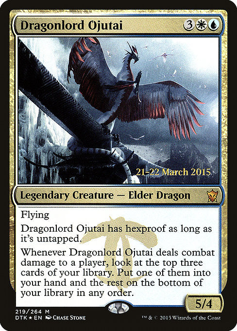 Dragonlord Ojutai [Prerelease Cards] | Gear Gaming Bentonville