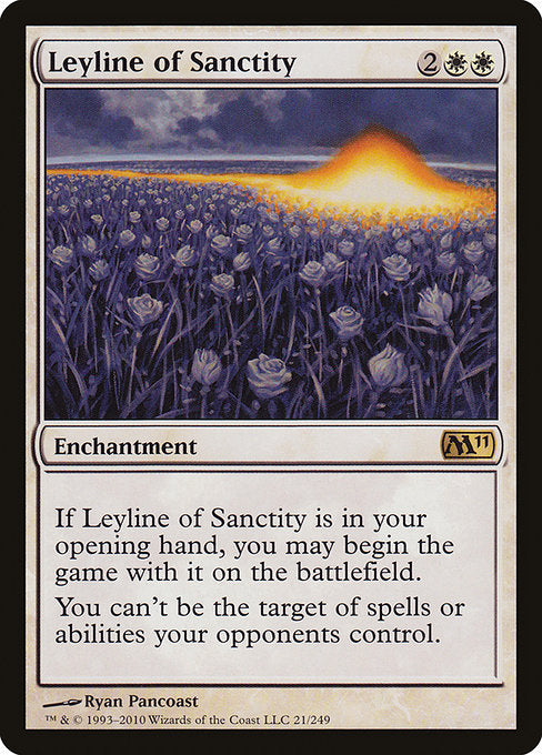 Leyline of Sanctity [Magic 2011 (M11)] | Gear Gaming Bentonville