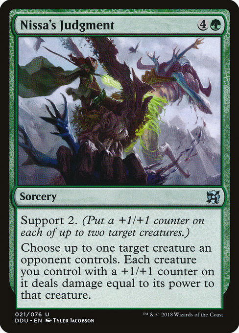 Nissa's Judgment [Duel Decks: Elves vs. Inventors] | Gear Gaming Bentonville