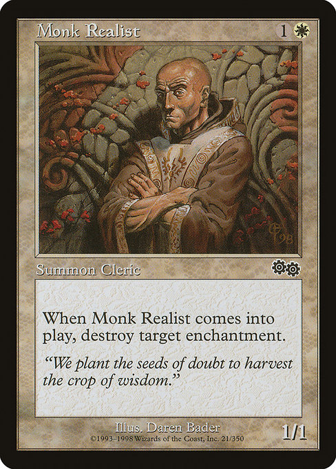 Monk Realist [Urza's Saga] | Gear Gaming Bentonville