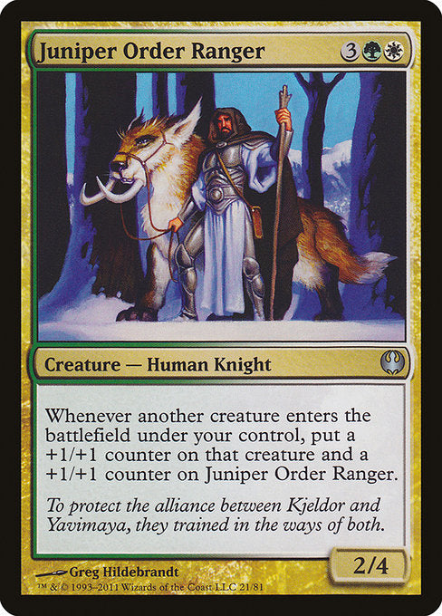 Juniper Order Ranger [Duel Decks: Knights vs. Dragons] | Gear Gaming Bentonville