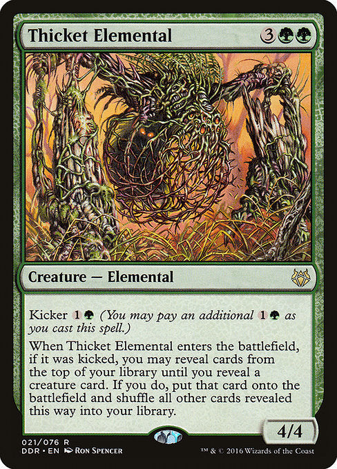 Thicket Elemental [Duel Decks: Nissa vs. Ob Nixilis] | Gear Gaming Bentonville