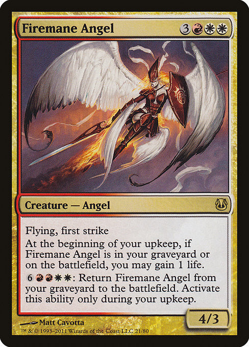 Firemane Angel [Duel Decks: Ajani vs. Nicol Bolas] | Gear Gaming Bentonville