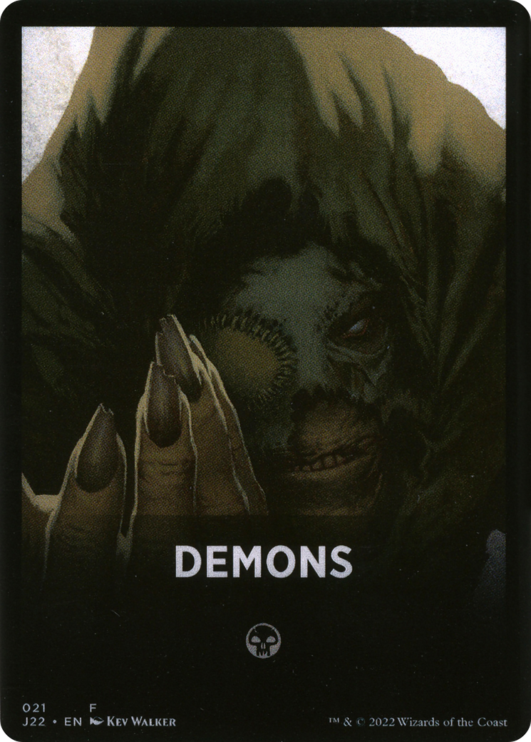 Demons Theme Card [Jumpstart 2022 Front Cards] | Gear Gaming Bentonville