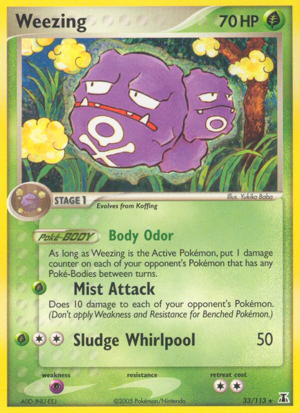 Weezing (33/113) [EX: Delta Species] | Gear Gaming Bentonville