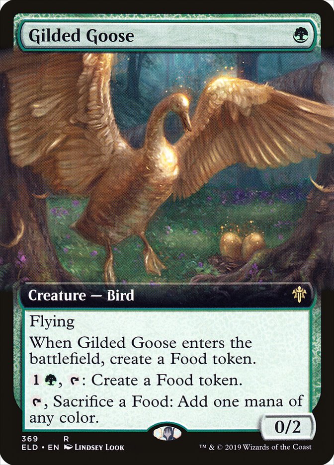 Gilded Goose (Extended Art) [Throne of Eldraine] | Gear Gaming Bentonville