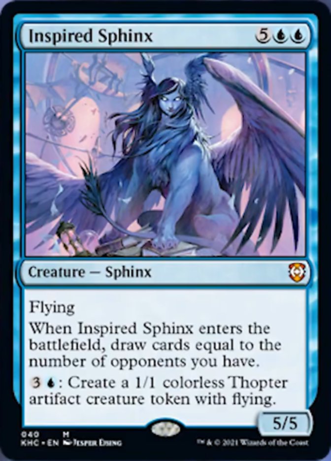 Inspired Sphinx [Kaldheim Commander] | Gear Gaming Bentonville