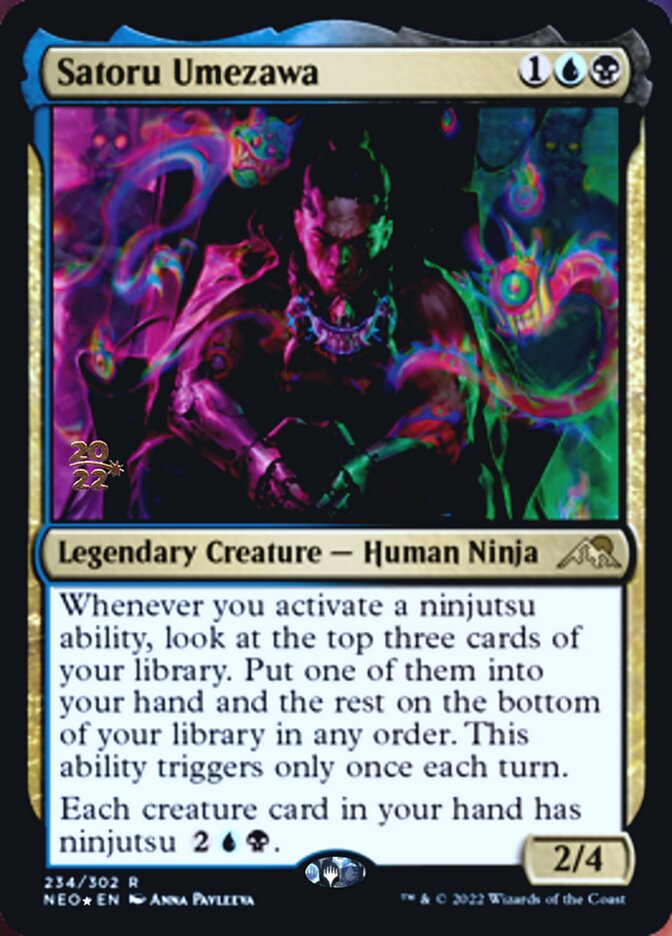 Satoru Umezawa [Kamigawa: Neon Dynasty Prerelease Promos] | Gear Gaming Bentonville