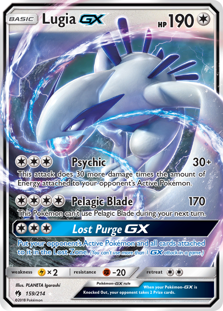 Lugia GX (159/214) [Sun & Moon: Lost Thunder] | Gear Gaming Bentonville