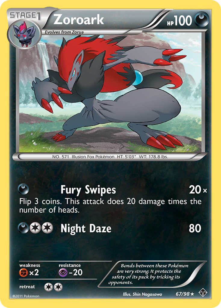 Zoroark (67/98) [Black & White: Emerging Powers] | Gear Gaming Bentonville