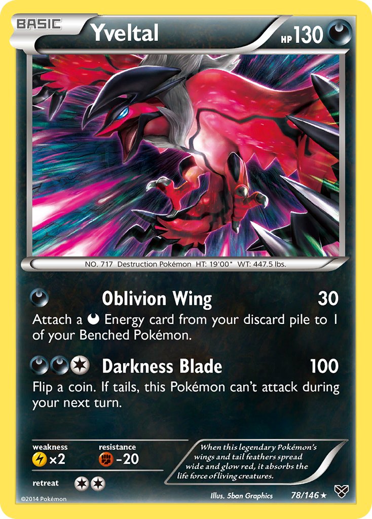 Yveltal (78/146) (Theme Deck Exclusive) [XY: Base Set] | Gear Gaming Bentonville