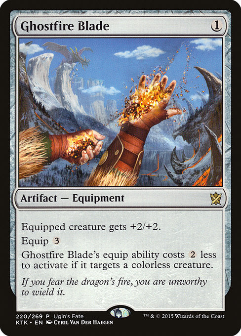 Ghostfire Blade [Ugin's Fate Promos] | Gear Gaming Bentonville