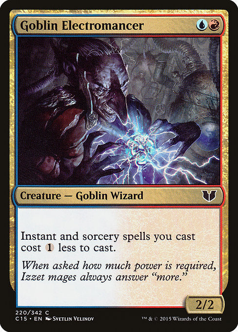 Goblin Electromancer [Commander 2015] | Gear Gaming Bentonville