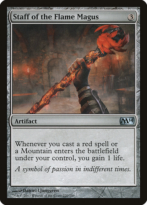 Staff of the Flame Magus [Magic 2014 (M14)] | Gear Gaming Bentonville