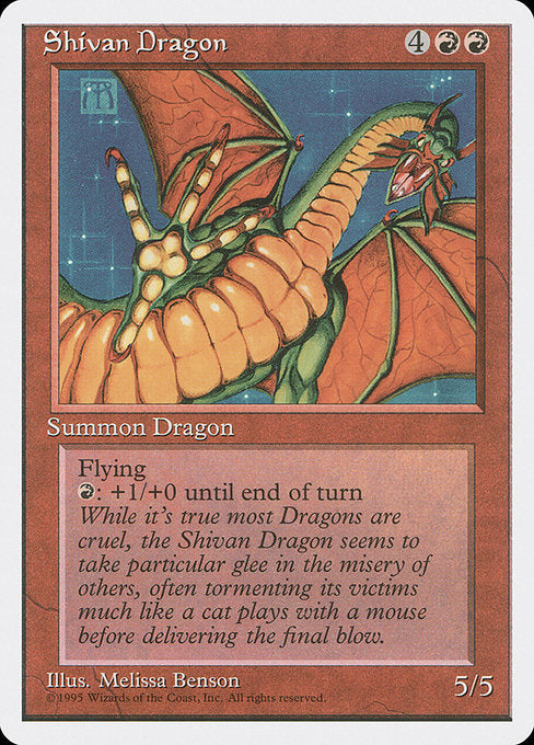 Shivan Dragon [Fourth Edition] | Gear Gaming Bentonville