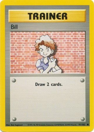 Bill (91/102) [Base Set Unlimited] | Gear Gaming Bentonville