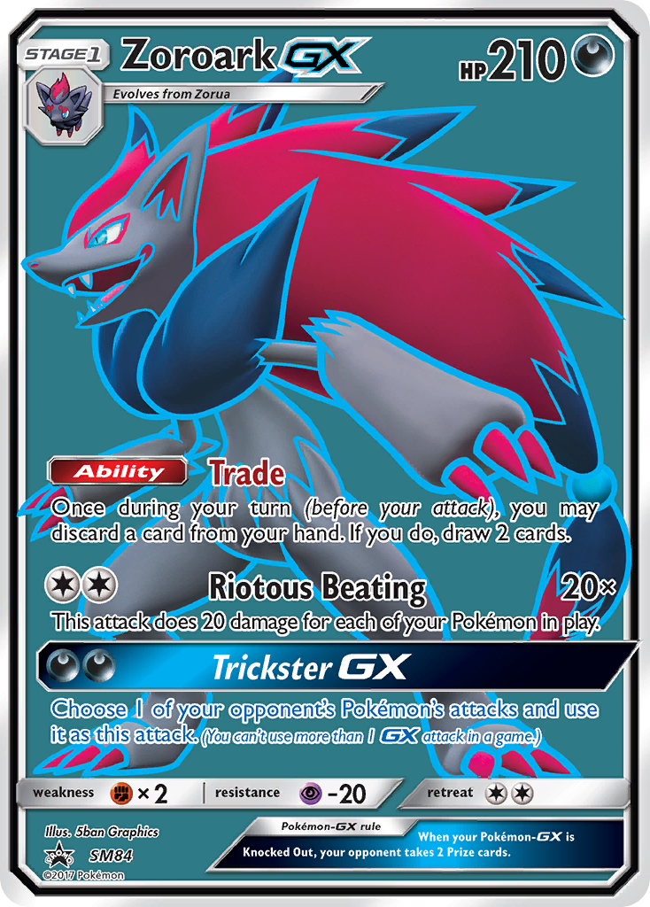 Zoroark GX (SM84) [Sun & Moon: Black Star Promos] | Gear Gaming Bentonville