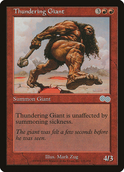 Thundering Giant [Urza's Saga] | Gear Gaming Bentonville