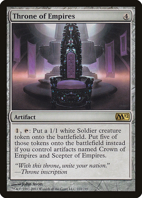 Throne of Empires [Magic 2012 (M12)] | Gear Gaming Bentonville