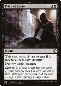 Price of Fame [Zendikar Rising Commander] | Gear Gaming Bentonville