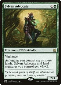 Sylvan Advocate [Zendikar Rising Commander] | Gear Gaming Bentonville