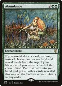 Abundance [Zendikar Rising Commander] | Gear Gaming Bentonville