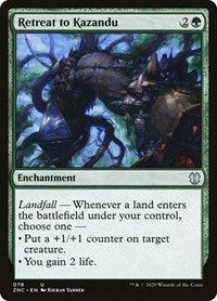 Retreat to Kazandu [Zendikar Rising Commander] | Gear Gaming Bentonville