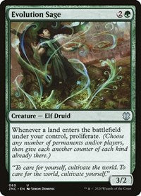 Evolution Sage [Zendikar Rising Commander] | Gear Gaming Bentonville