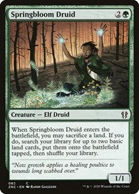 Springbloom Druid [Zendikar Rising Commander] | Gear Gaming Bentonville