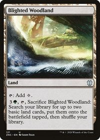 Blighted Woodland [Zendikar Rising Commander] | Gear Gaming Bentonville