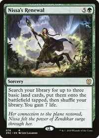 Nissa's Renewal [Zendikar Rising Commander] | Gear Gaming Bentonville