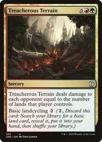 Treacherous Terrain [Zendikar Rising Commander] | Gear Gaming Bentonville