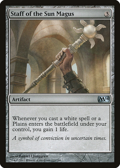 Staff of the Sun Magus [Magic 2014 (M14)] | Gear Gaming Bentonville