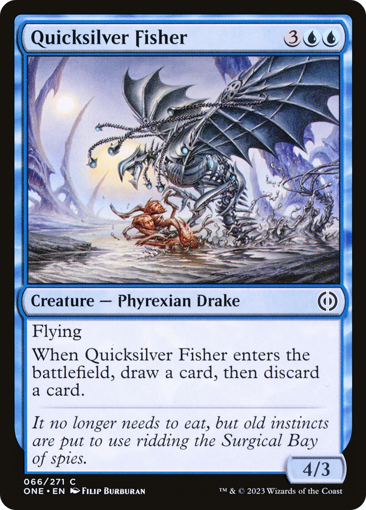 Quicksilver Fisher [Phyrexia: All Will Be One] | Gear Gaming Bentonville