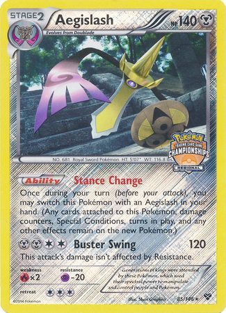 Aegislash (85/146) (Regional Championship Promo) [XY: Base Set] | Gear Gaming Bentonville