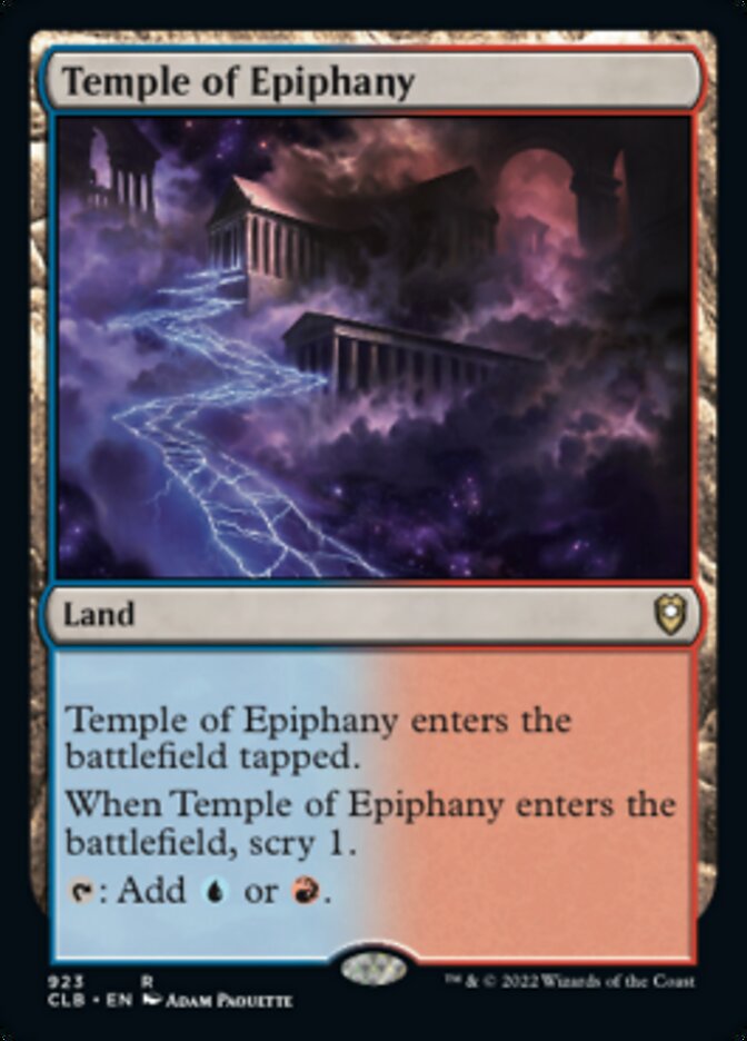 Temple of Epiphany [Commander Legends: Battle for Baldur's Gate] | Gear Gaming Bentonville