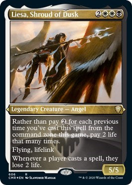 Liesa, Shroud of Dusk (Foil Etched) [Commander Legends] | Gear Gaming Bentonville