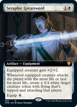 Seraphic Greatsword (Extended Art) [Commander Legends] | Gear Gaming Bentonville