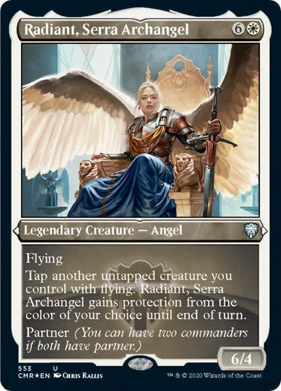 Radiant, Serra Archangel (Foil Etched) [Commander Legends] | Gear Gaming Bentonville