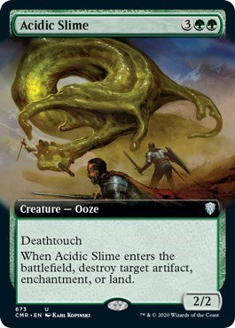 Acidic Slime (Extended Art) [Commander Legends] | Gear Gaming Bentonville