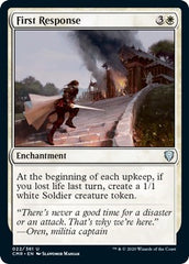 First Response [Commander Legends] | Gear Gaming Bentonville