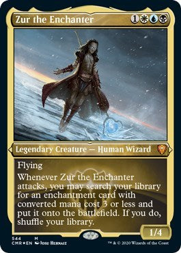 Zur the Enchanter (Foil Etched) [Commander Legends] | Gear Gaming Bentonville