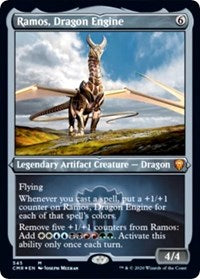 Ramos, Dragon Engine (Foil Etched) [Commander Legends] | Gear Gaming Bentonville