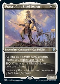 Prava of the Steel Legion (Foil Etched) [Commander Legends] | Gear Gaming Bentonville