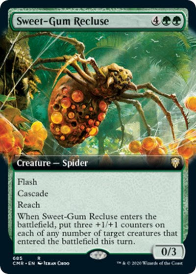 Sweet-Gum Recluse (Extended Art) [Commander Legends] | Gear Gaming Bentonville