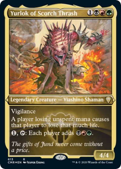 Yurlok of Scorch Thrash (Foil Etched) [Commander Legends] | Gear Gaming Bentonville