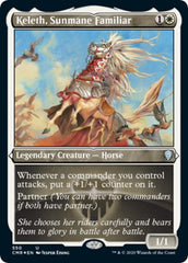 Keleth, Sunmane Familiar (Foil Etched) [Commander Legends] | Gear Gaming Bentonville